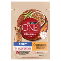 PURINA ONE Adult Mini/Small Maistas suaugusiems šunims 85 g