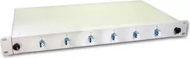 Lightwin LWL Splice Box, 12 skaidulų, 6x DLC vienmodis, 9/125µm OS2 G657.A1 Pigtail Splice Box (SPBOX 12E09 OS2 DLC)