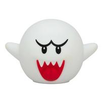 „Super Mario“ „SquishyGlo“ silikoninė šviečianti lempa (įkraunama) – „Boo“ | 15 cm