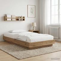 Grindų lovos rėmas Artisano ąžuolo 80 x 210 cm Apdirbta mediena