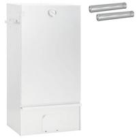 Rūkykla 3 pcs 44,5 x 29 x 83 cm Galvanizuotas plienas Sidabrinė