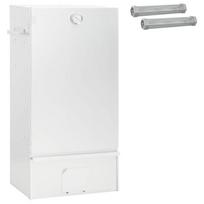 Rūkykla 3 pcs 44,5 x 29 x 83 cm Galvanizuotas plienas Sidabrinė