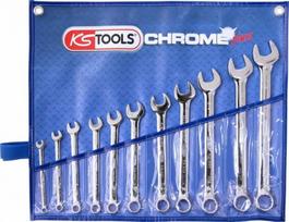 Kombinuotų colinių raktų komplektas 1/4''-7/8'', KS Tools