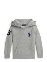 Ralph Lauren Kids - Big Pony Fleece Hoodie - Džemperis - Pilka