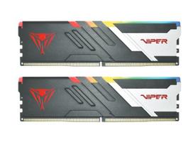 PATRIOT 32GB DIMM DDR5-6000 (2x 16GB) Dual Kit (black, PVVR532G600C30K, Viper Venom RGB, INTEL XMP, AMD EXPO)