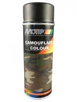 Purškiamas lakas CAMOUFLAGE RAL 9021 black 400ml, Motip