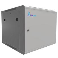 Extralink 9U 600x600 ASP Grey, rack cabinet, wall-mounted, solid metal door
