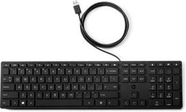 HP 320K WD KEYBOARD EUROPE 320K,  Full-size (100%), USB, Used