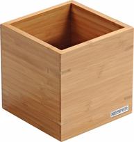 Stalo įrankių dėklas Kesper, 13 cm x 13 cm x 13 cm, bambukas, ruda sp.