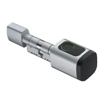 Avatto SDL-V1-S60 60 mm sidabrinė skaitmeninė spynos cilindras, universalus