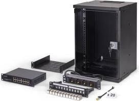 Digitus SOHO Pro network set, 254 mm (10") - 9U, 315 x 300 mm (W x D)