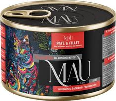 Dolina Noteci MAU Pate and Fillet Beef with sweet potatoes and rosemary - wet cat food - 185g