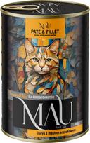 Dolina Noteci MAU Pate and Fillet Turkey with peanut butter - wet cat food - 400g