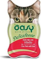Oasy Delicatesse Fine paté with Veal - wet cat food - 85g