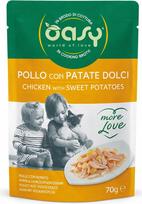Oasy More Love Chicken with sweet potatoes - wet cat food - 70g