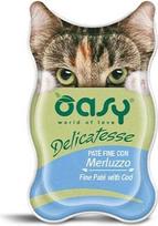 Oasy Delicatesse Fine paté with Cod - wet cat food - 85g