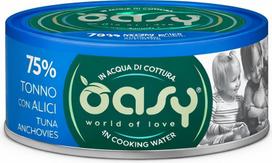 Oasy More Love Tuna with anchovies - wet cat food - 70g