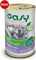 Oasy One Protein Adult Medium/Large Duck - wet dog food - 400g