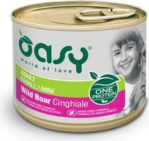 Oasy One Protein Adult Small/Mini Wild Boar - wet dog food - 200g