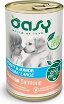 Oasy One Protein Puppy & Junior Medium/Large Salmon - wet dog food - 400g