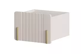 Wall Mounted Night Stand Malmi - Cashmere / Gold