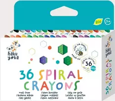 Teka spiralinės kreidelės - 36 spalvos