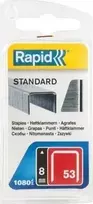 „Rapid“ sąvaržėlės iš plonos vielos Nr. 53 (8 mm) – 1060 vnt.