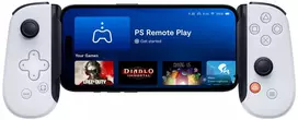 BCK Backbone One for iPhone PlayStation Edition Balta Lightning Žaidimų pultelis PC, „Playstation“, XBOX, iOS