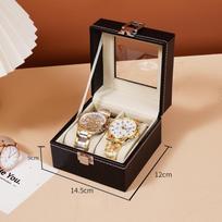 Exquisite Leather Watch Storage and Display Box for Home Décor and Gifts
