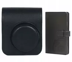 Dėklas LoveInstant Futerał Dėklas Dėklas Do Fuji Fujifilm Instax Mini 41 + Album Na 96 Zdjęć / Juodas