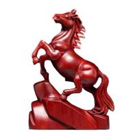 Medinė Arklio Figūrėlė Maža Arklio Statulėlė 2026 Kinų Naujųjų Metų Zodiako Gyvūno Skulptūra Feng Šui Stalo Papuošalas Turtui Sėkmei 8cm