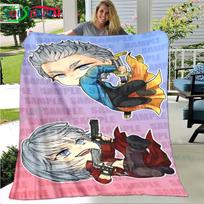 Fashion D-Devil May Cry Tapestry Game Poster Four Seasons Blanket Sofa Cover Travel Bed Plush Blanket Office Break Blanket Gift 75x90cm