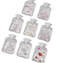 Stylish Clear Hot Water Bottle with Ears Relieve Pain and Stay Snug Bottle