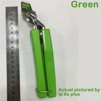 Safety Multifunctional Microwave Oven Anti Slip Handle Dish Clamp Bowl Holder Anti-Scald Clip žalia