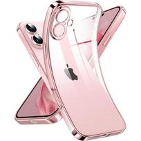 Luxury Plating Silicone Soft Case For iPhone 16 15 14 Plus 13 12 Mini Plus 11 Pro Max Square Clear Thin Shockproof Cover Shell For iPhone 11