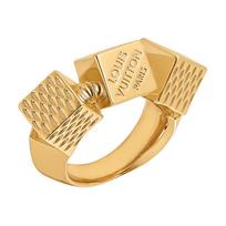 Louis Vuitton Spring Summer 26 Collection Letter Design Ring Women jewelry Gold MA077S Basic Packaging-Dust Bag+Box,M