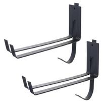 2Pcs Snowboard Rack Hanger Surfboard Wall Rack Display Stand Wall Mounted Storage Surfboard Rack Easy to Installation 1