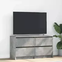 Laikiklis TV spintelė, betono pilka, 100x35x54 cm, klijuota mediena