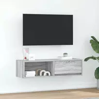 Laikiklis Pilka Sonoma TV spintelė, 100x31x25,5 cm, klijuota mediena