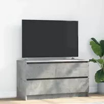 Laikiklis TV spintelė, betono pilka, 100x35x54 cm, klijuota mediena