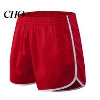 Men Running Shorts Summer Sports Quick-drying Breathable Gym Workout Short Activewear Pants Elastic Waist Drawstring Athletic Fitness Quick Dry 2XL raudona