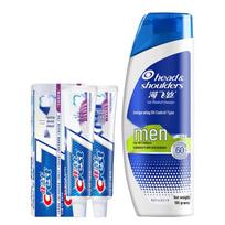 Crest Toothpaste & Head & Shoulders Shampoo Bundle