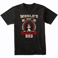 World's Best Springer Spaniel Dad Dog Breed T-Shirt - Springer Spaniel Shirt XL