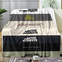 A-Arctic M-Monkeys Throw Soft Flannel Throw Summer AC Blanket Lightweight Cool Nap Blanket for Sofa Bed Couch Travel 75x90cm