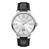 DOXA vyriškas mechaninis sidabrinis laikrodis 130.10.022.01 sidabras