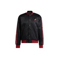 Adidas Dame Jackets Men's Black Baseball Collar Moderate Other HD7937 M