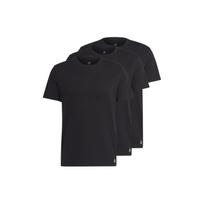 Adidas ACTIVE FLEX COTTON CREWNECK SHIRT UNDERWEAR T Shirt Men's 3 Pack Black GB1400 XL