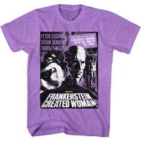 Hammer Horror Frankenstein Created Woman Movie Poster Men's T Shirt 4XL