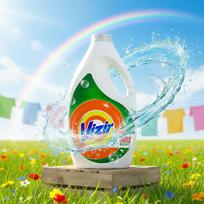 Vizir Skystis Spalvotiems Audiniams Skalbti + Fairy Effect 50 Skalavimų 2,25L