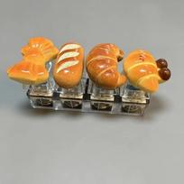 Bread Keycap Stress Relief Clicker Finger Button Fidget Keychain  Bag Charms W